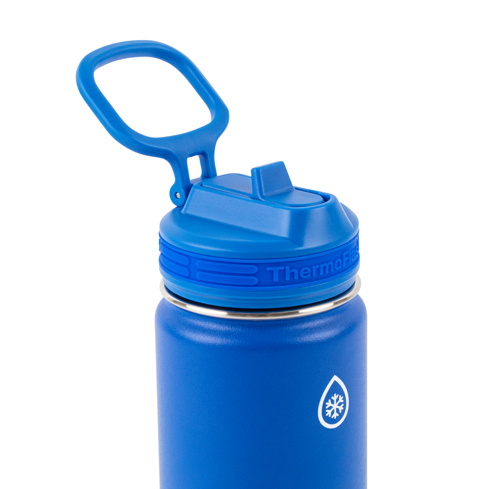 16oz Straw Bottle - Blue