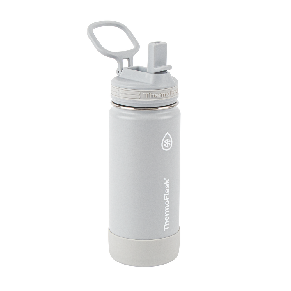 16oz Straw Bottle - Grey