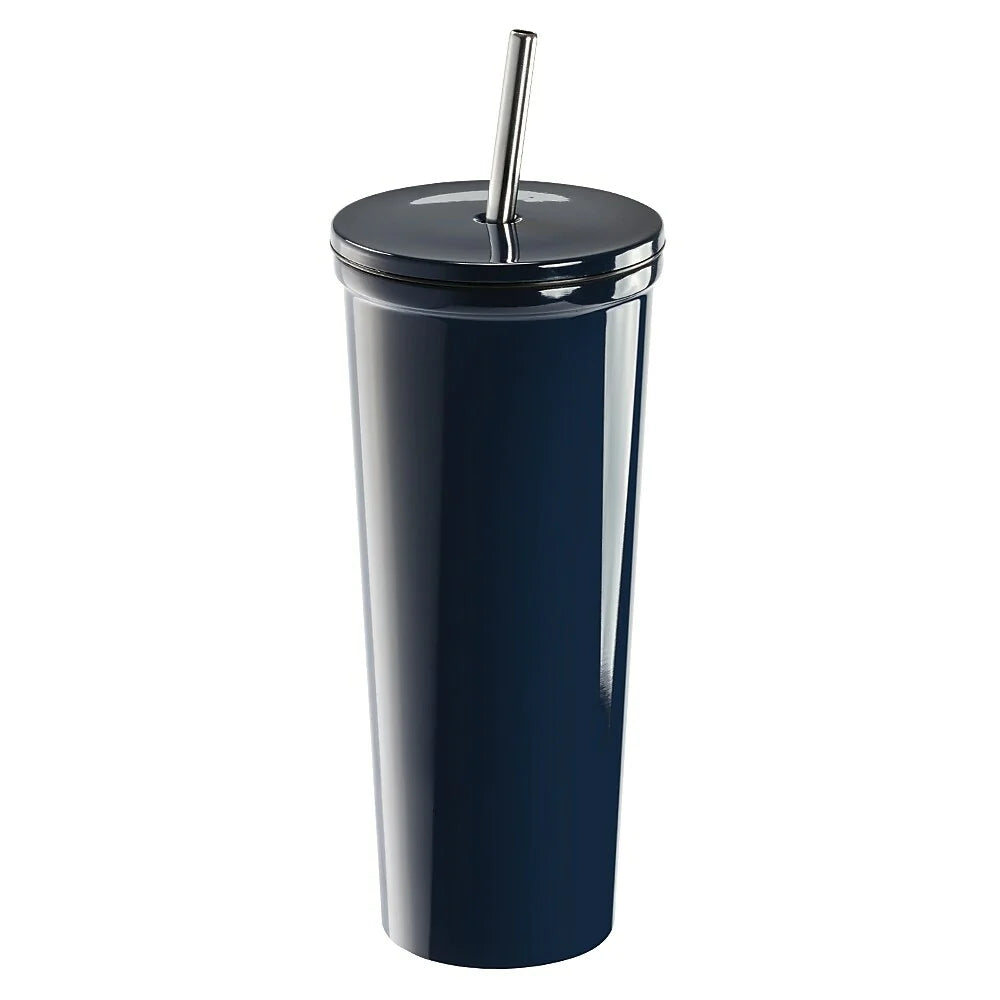 Straw Tumbler - Navy