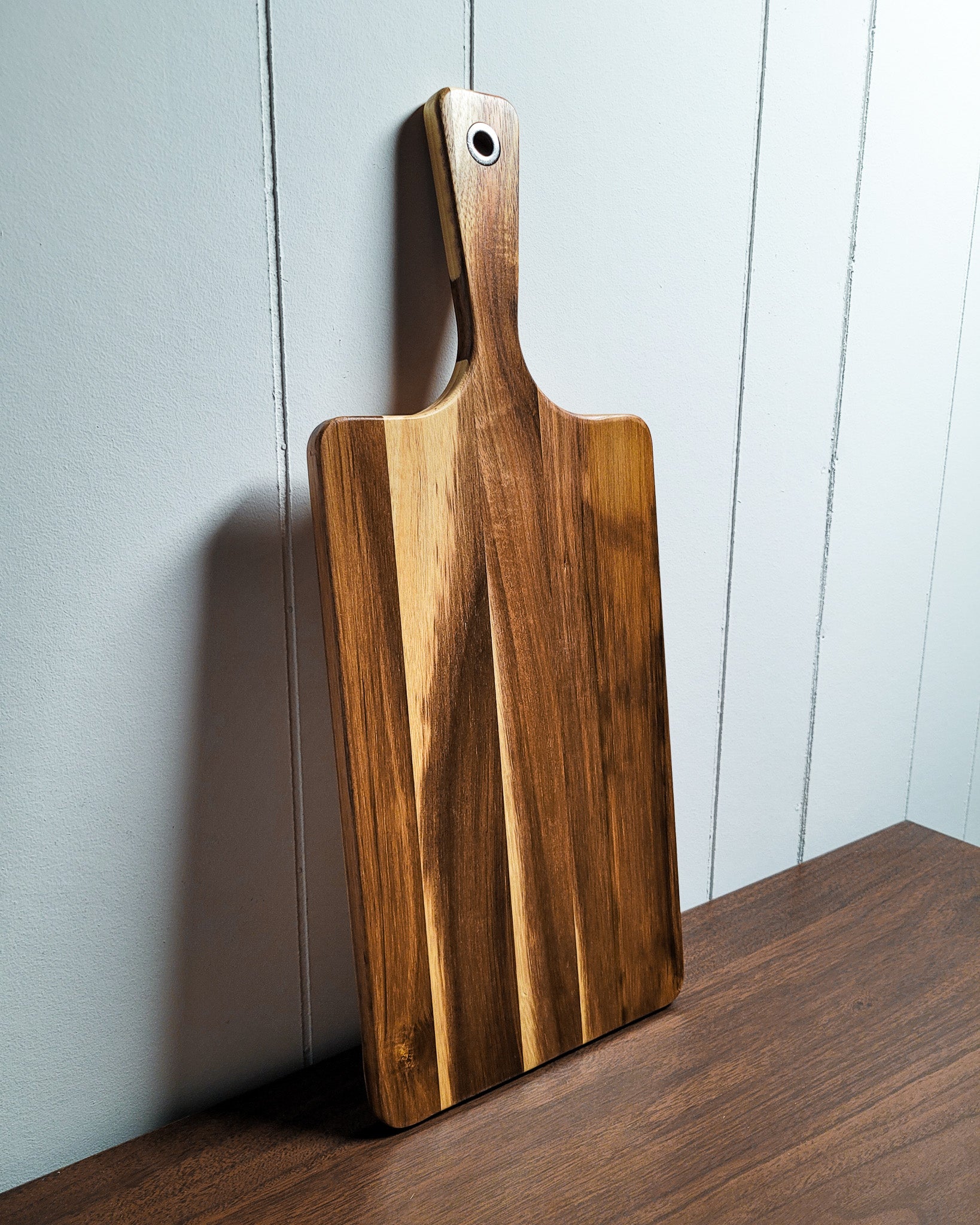 19x8in Acacia Wood Serving Paddle