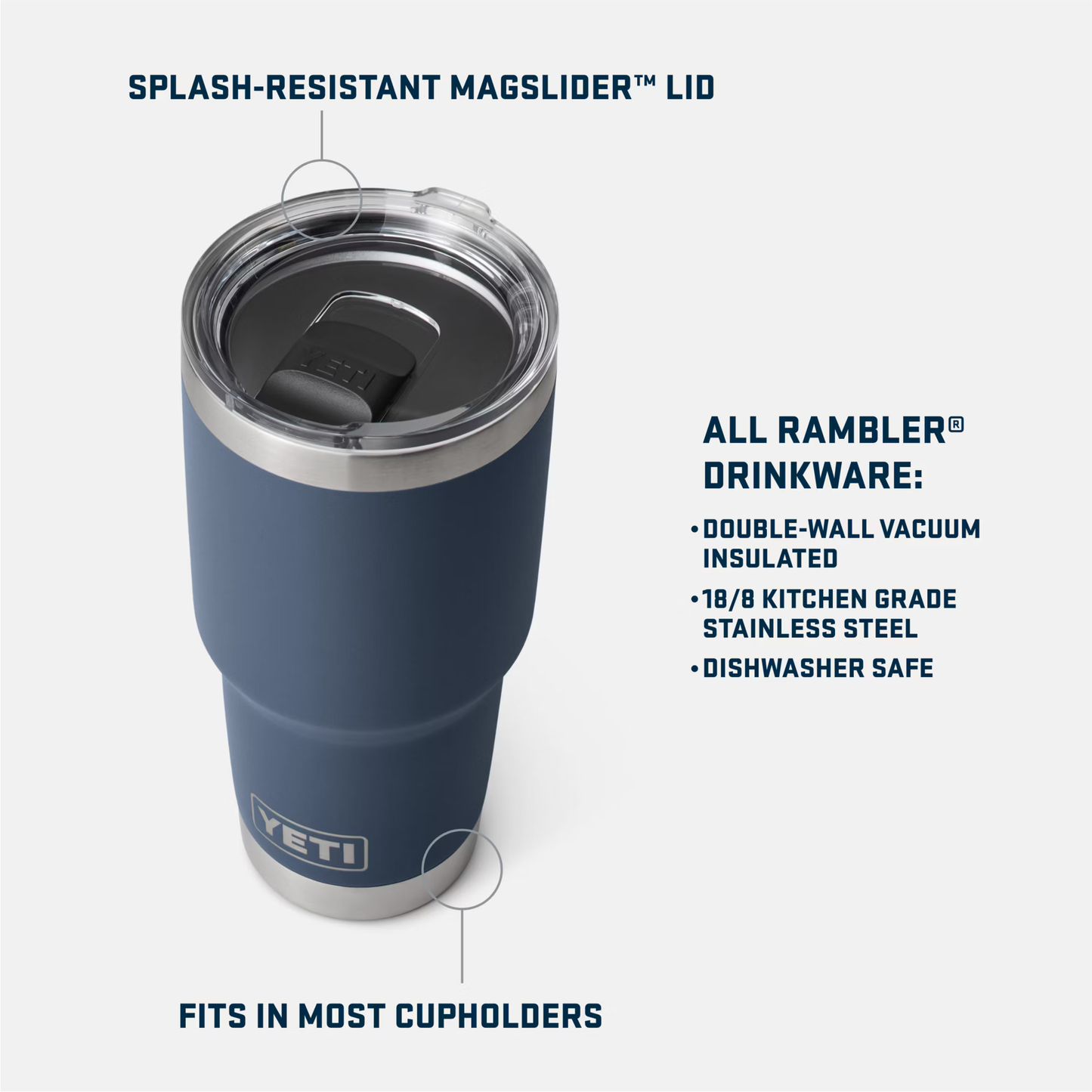 Rambler 30oz Tumbler - Black