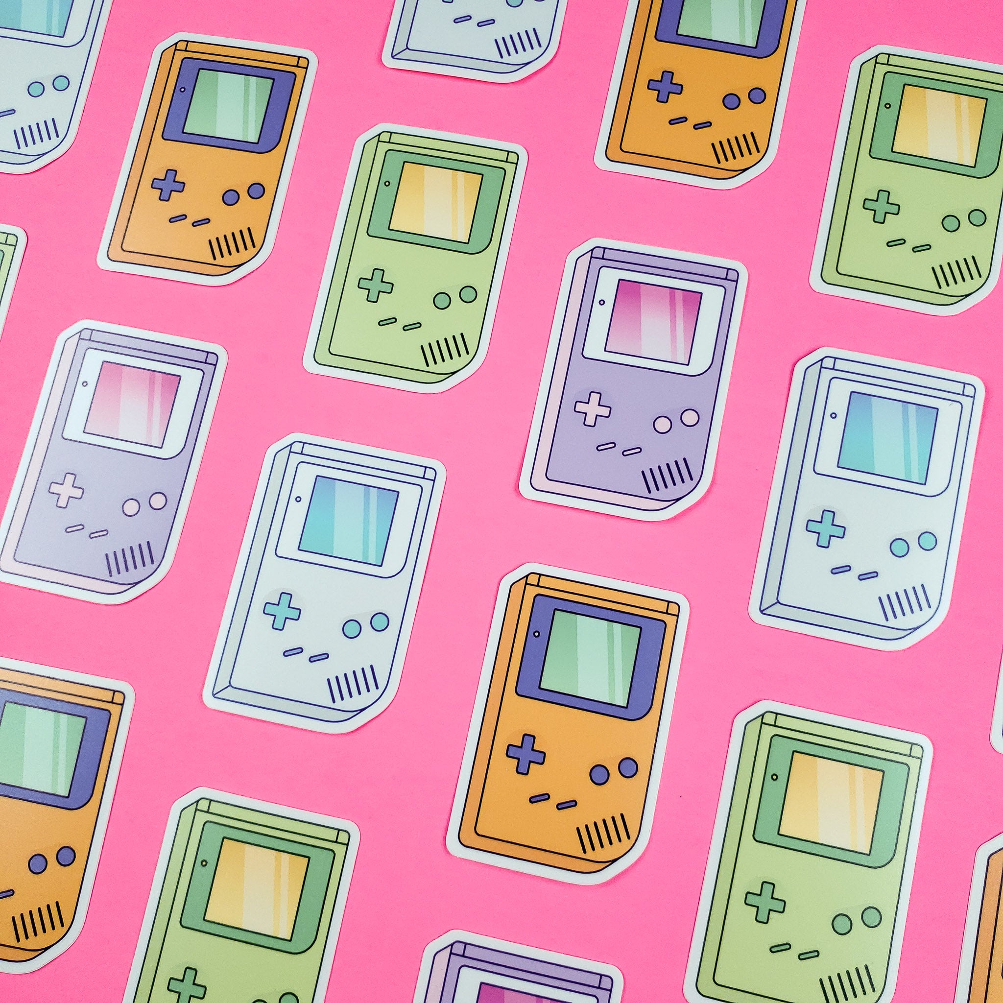 Classic Handheld Vinyl Sticker