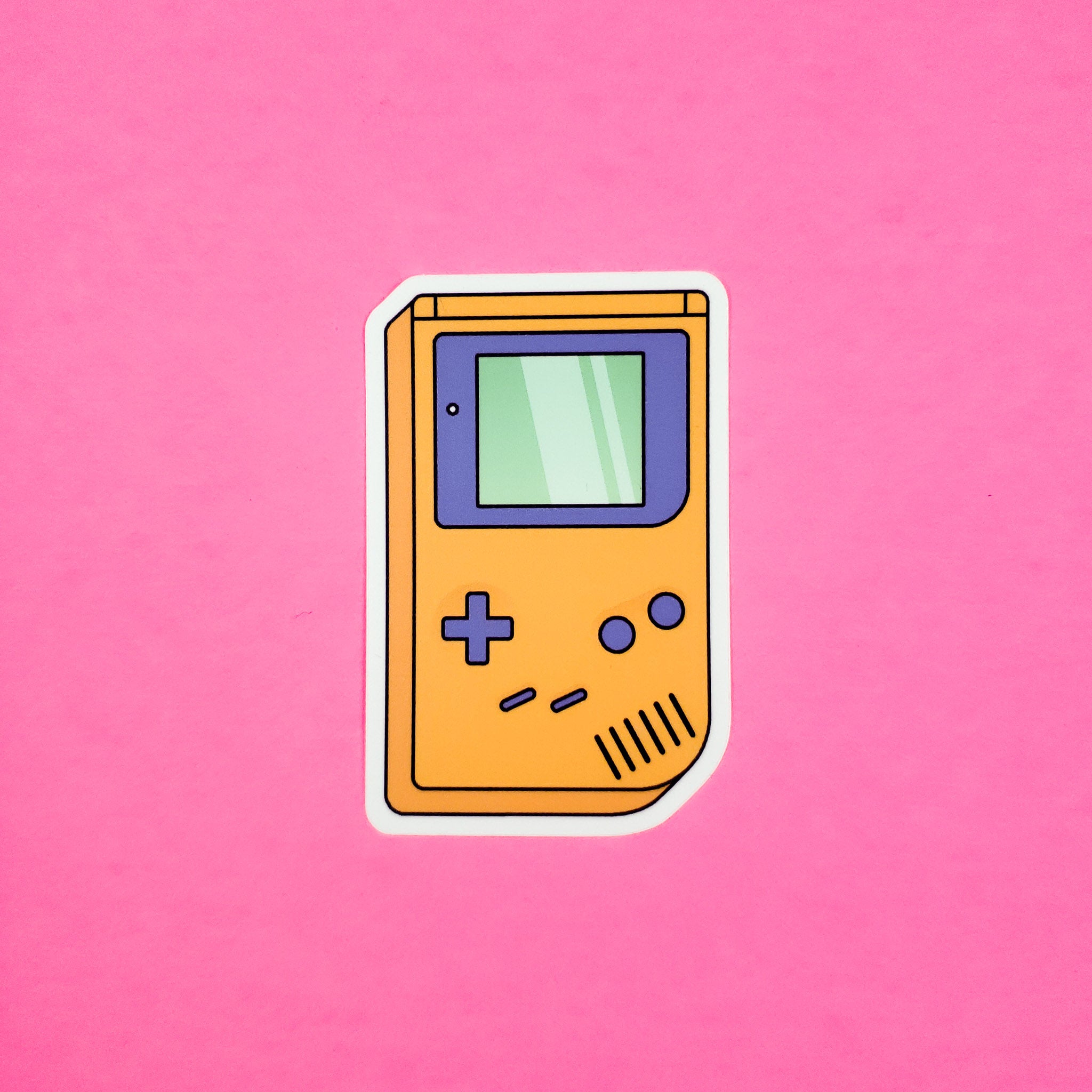 Classic Handheld Vinyl Sticker