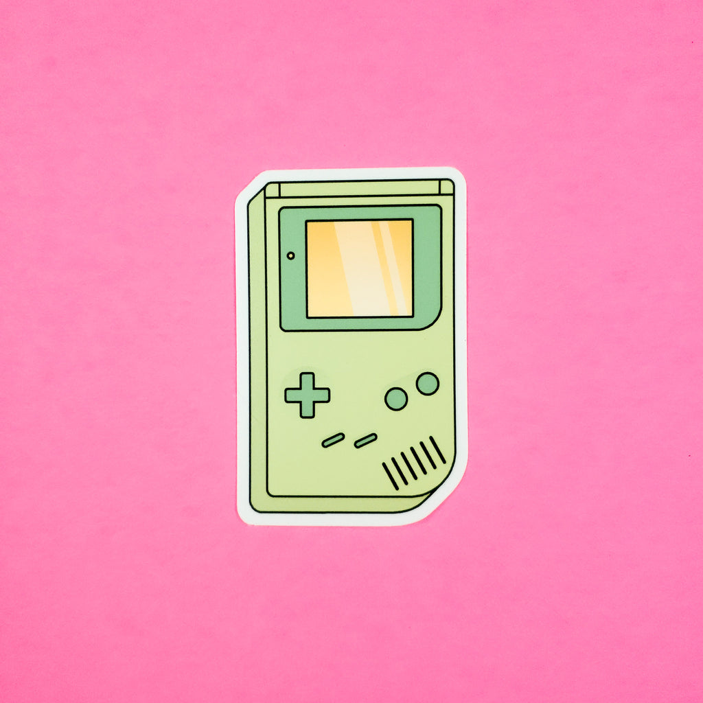 Classic Handheld Vinyl Sticker
