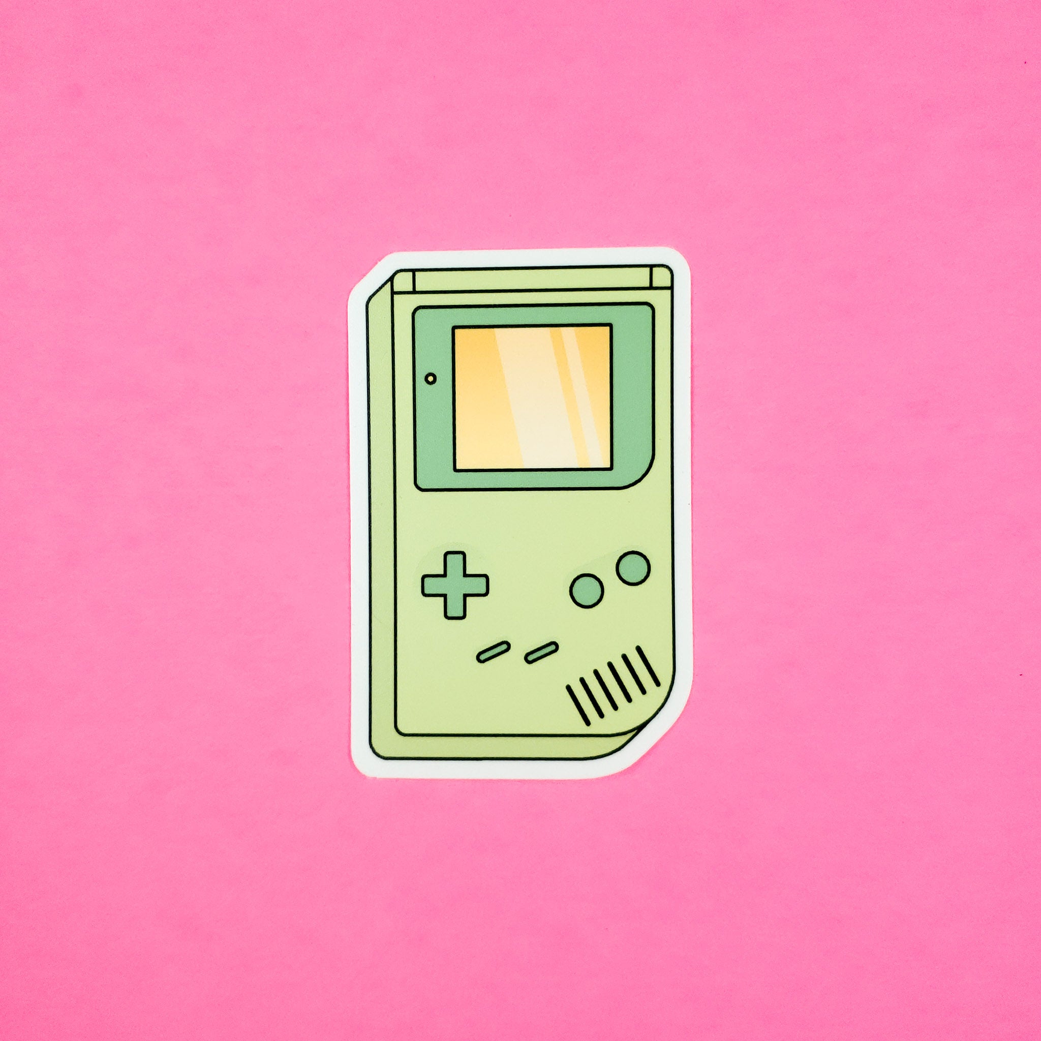 Classic Handheld Vinyl Sticker