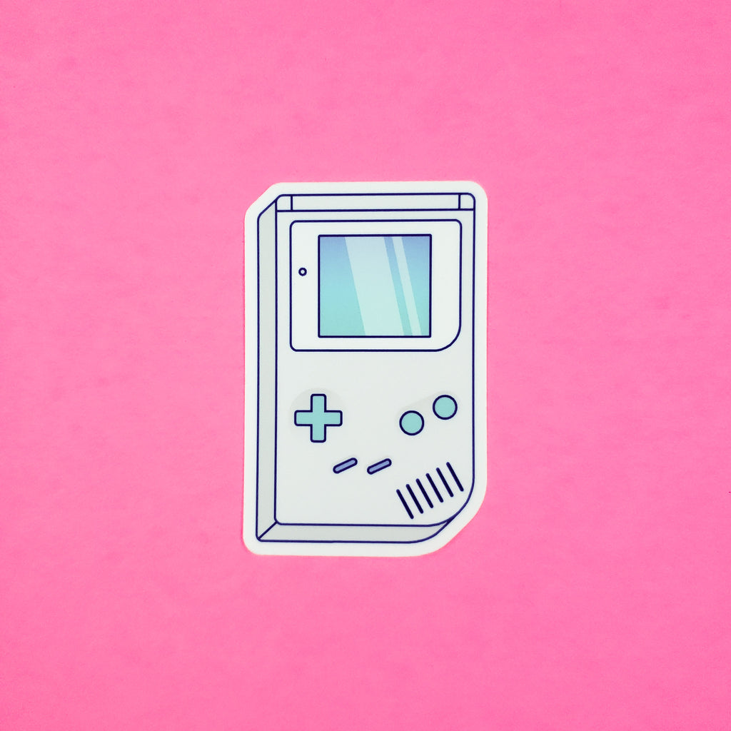 Classic Handheld Vinyl Sticker