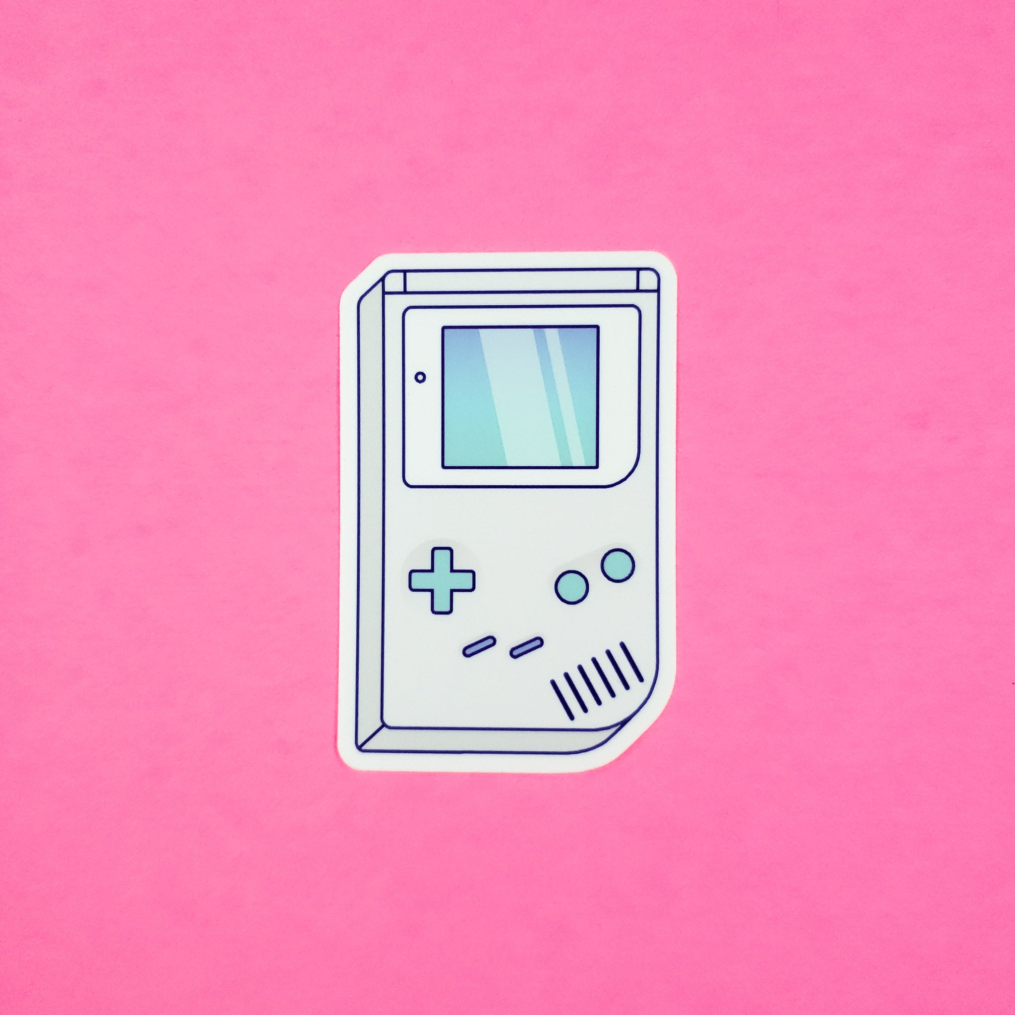 Classic Handheld Vinyl Sticker