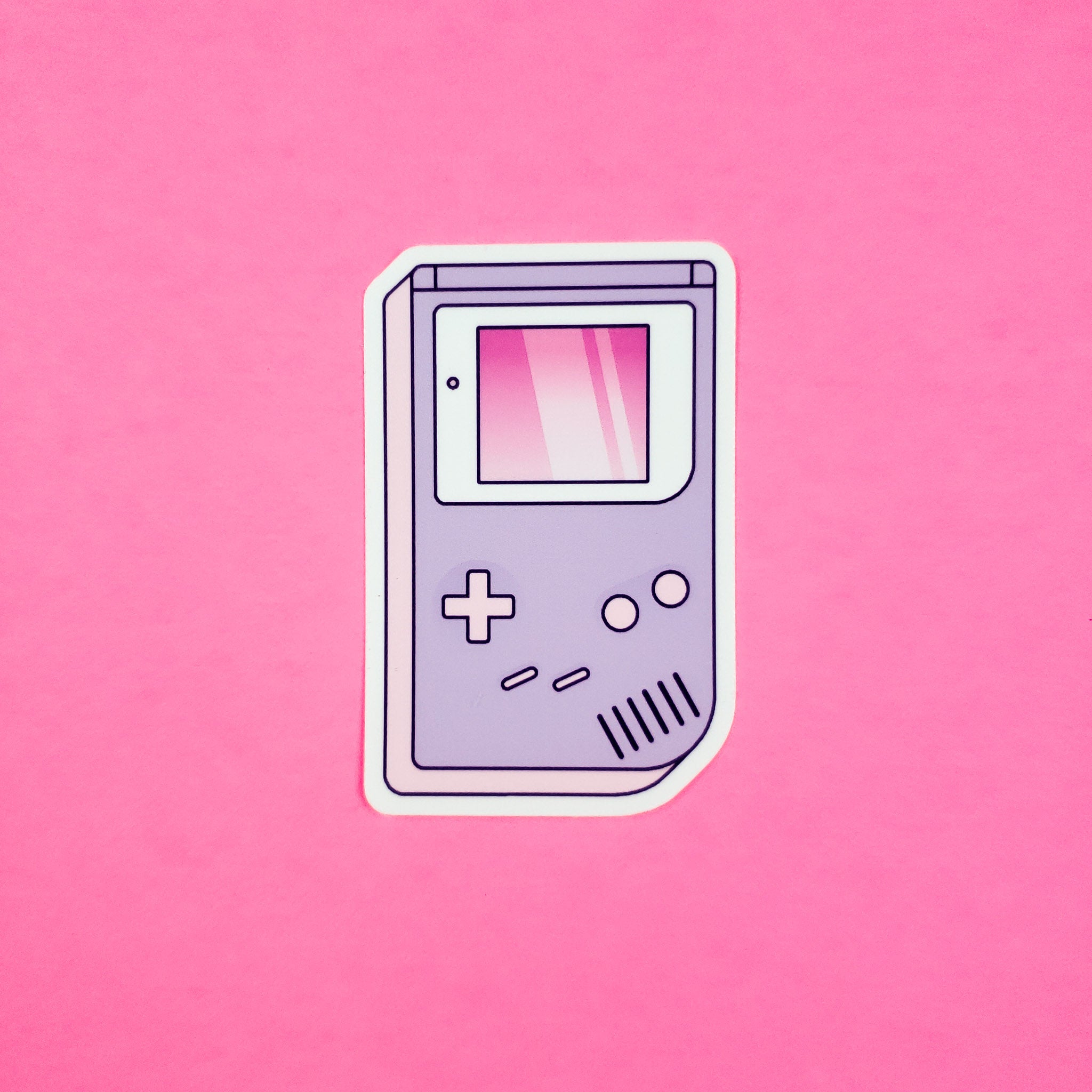 Classic Handheld Vinyl Sticker